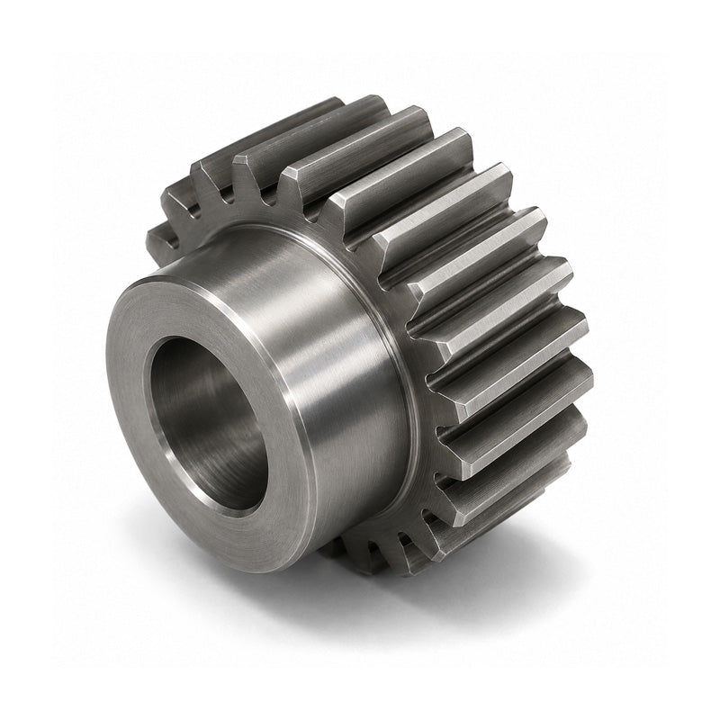 SS10/25B-9 Metric EN8 Spur Gear 25 Tooth 1 Mod Pilot Bored 11mm Or Smaller (H8)