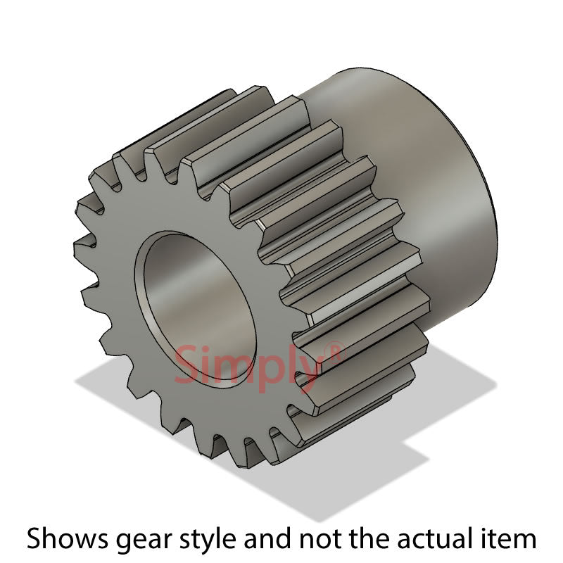 STSN10/50B-10 Metric Stainless Steel Spur Gear 50 Tooth 1 Mod Bored 10mm (H8)