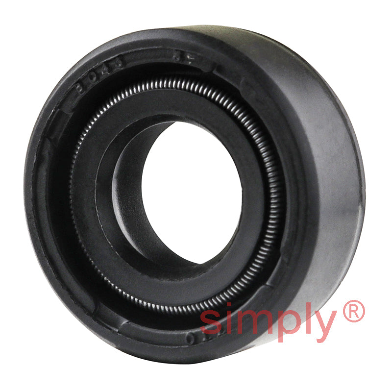 1x1.5x0.39 inch FKM Rubber Imperial 2 Lips 2 Springs Opposite Facing Rotary Shaft Oil Seal with Garter Spring