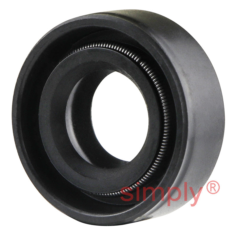 1x1.5x0.39 inch FKM Rubber Imperial 2 Lips 2 Springs Opposite Facing Rotary Shaft Oil Seal with Garter Spring