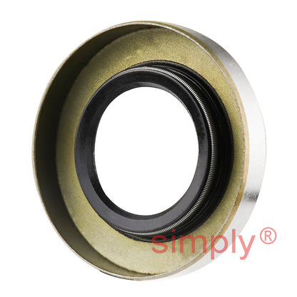 1x1.87x0.31 inch Metal Cased Nitrile Rubber Rotary Shaft Oil Seal SB Style