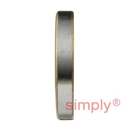 1x1.87x0.31 inch Metal Cased Nitrile Rubber Rotary Shaft Oil Seal SB Style