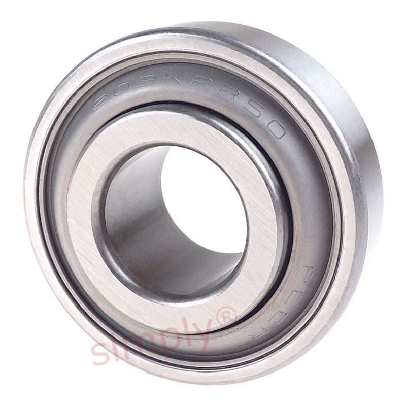 PEER 203KRR50 Idler Pulley Sprocket Round Bore Bearing 0.64x1.5748x0.72 inch - Allow 2-3 Days