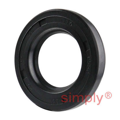 20x35x5.5mm Nitrile Rubber Single Lip Rotary Shaft Oil Seal with Garter Spring SC / R21