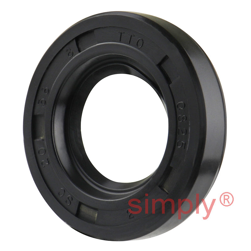 20x38x8mm Nitrile Rubber Single Lip Rotary Shaft Oil Seal with Garter Spring SC / R21