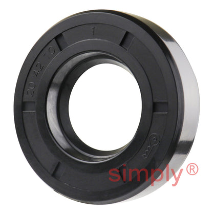 20x42x10mm Nitrile Rubber Single Lip Rotary Shaft Oil Seal with Garter Spring SC / R21