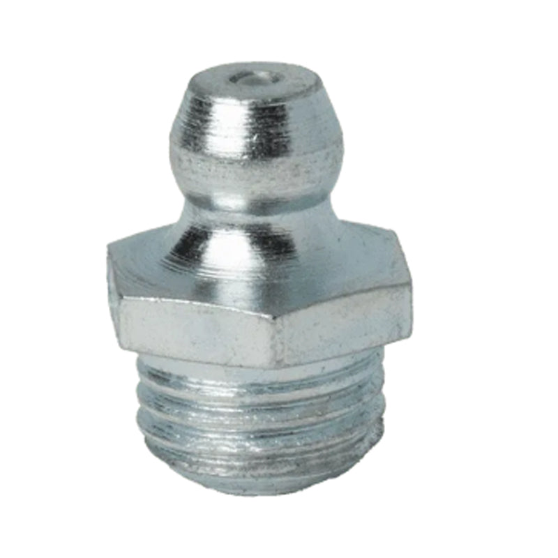 M12 X 1.75 Taper Straight Mild Steel Hydraulic Grease Nipples - Pack of 500