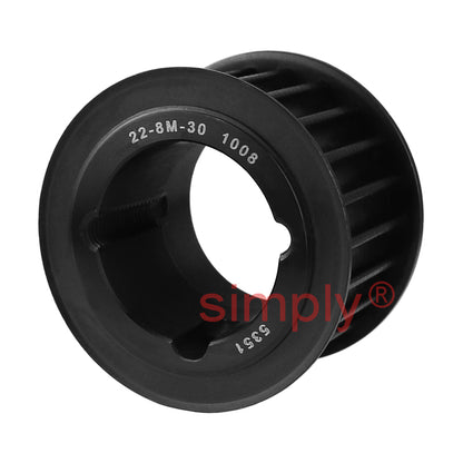 Drive-Flex 228M30F/1008 Toothed Tapered Bore Timing Pulley with 22 Teeth