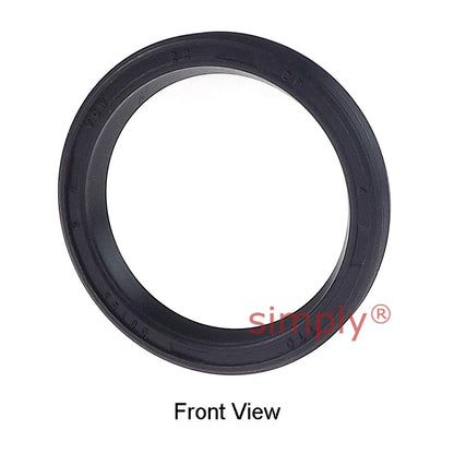22x28x4mm Nitrile Rubber Single Lip Rotary Shaft Oil Seal Springless Design VC Style
