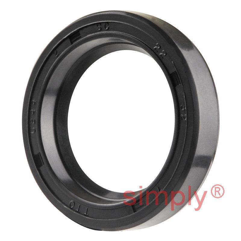 22x32x7mm Nitrile Rubber Single Lip Rotary Shaft Oil Seal with Garter Spring SC / R21