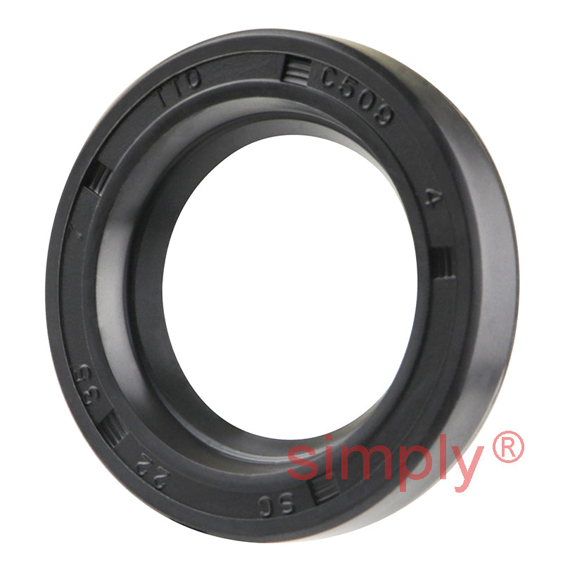 22x35x7mm Nitrile Rubber Single Lip Rotary Shaft Oil Seal with Garter Spring SC / R21