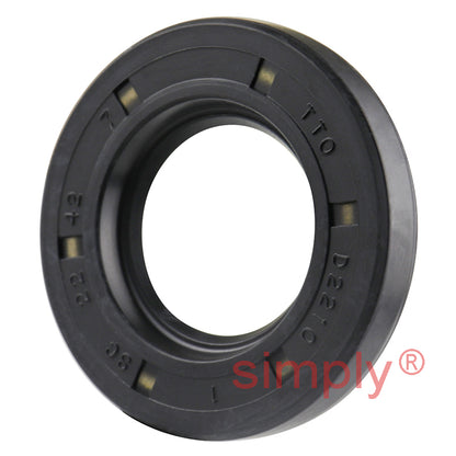 22x42x7mm Nitrile Rubber Single Lip Rotary Shaft Oil Seal with Garter Spring SC / R21