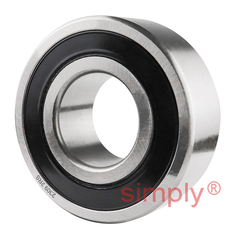 23092RS Budget Rubber Sealed Self Aligning Ball Bearing 45x100x36mm