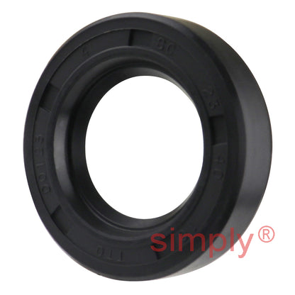 23x40x10mm Nitrile Rubber Single Lip Rotary Shaft Oil Seal with Garter Spring SC / R21