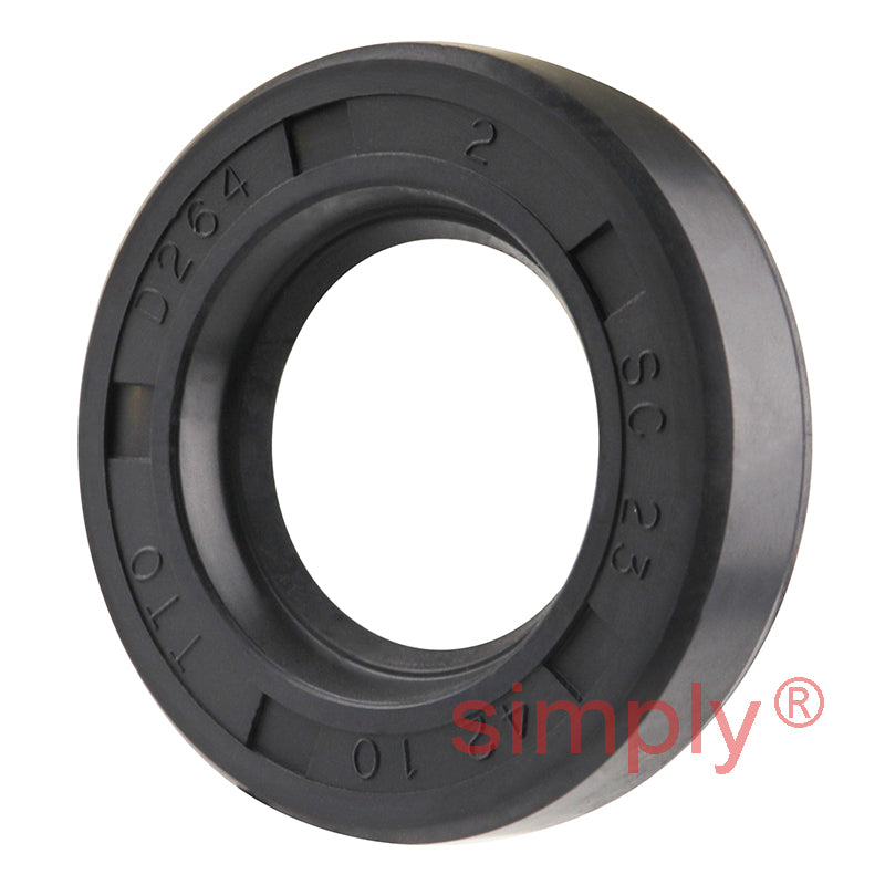 23x42x10mm Nitrile Rubber Single Lip Rotary Shaft Oil Seal with Garter Spring SC / R21