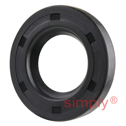 24x44x7mm Nitrile Rubber Single Lip Rotary Shaft Oil Seal with Garter Spring SC / R21