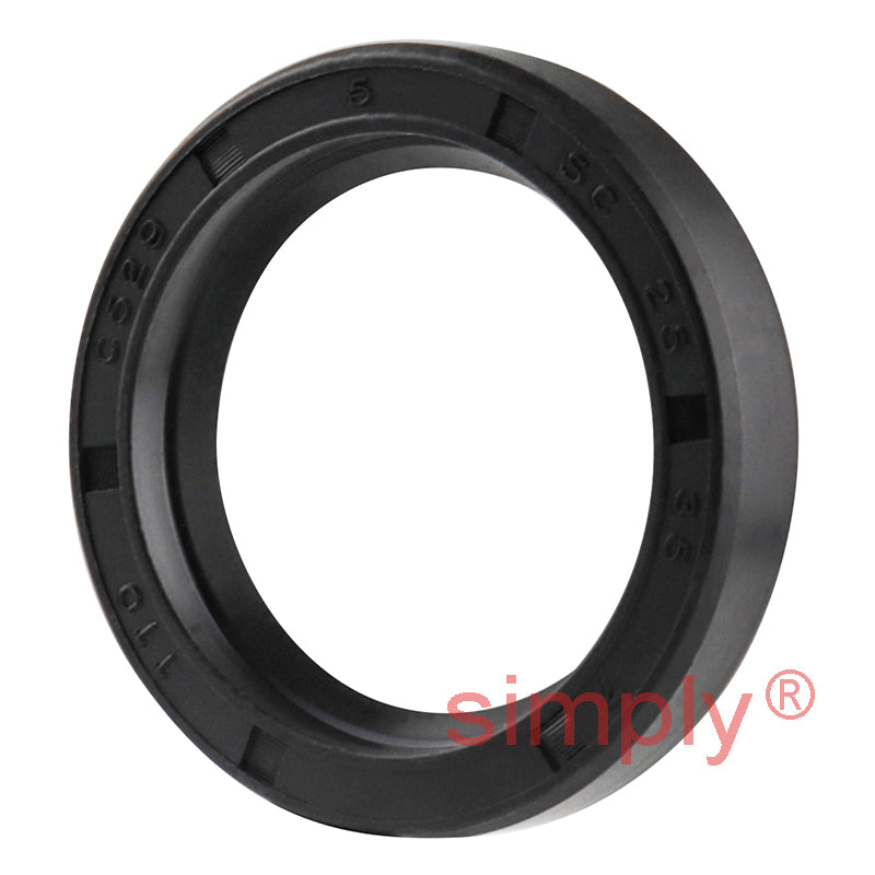 25x35x7mm Nitrile Rubber Single Lip Rotary Shaft Oil Seal with Garter Spring SC / R21