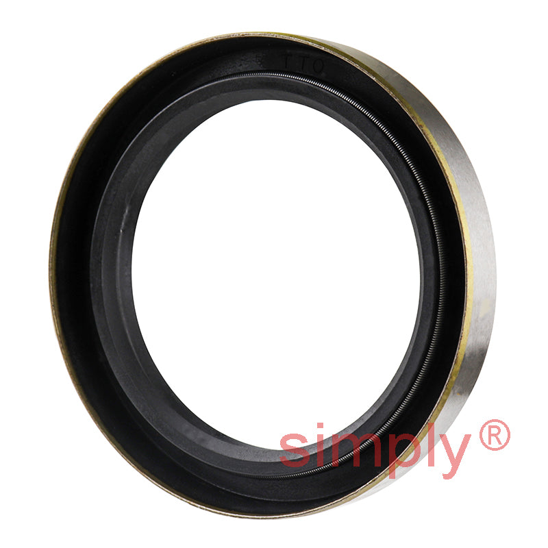 2.25x3x0.43 inch Metal Cased Nitrile Rubber Double Lip Rotary Shaft Oil Seal Garter Spring R6 / TB Style