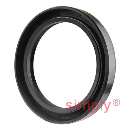 2.62x3.5x0.5 inch Nitrile Rubber Double Lip Rotary Shaft Oil Seal with Garter Spring R23 / TC Style
