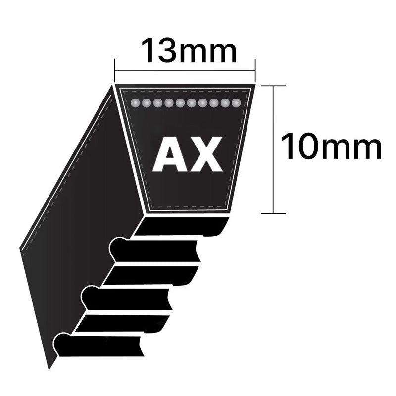 Pix 2HAX.55 2 Banded AX-Section Cogged V-Belt