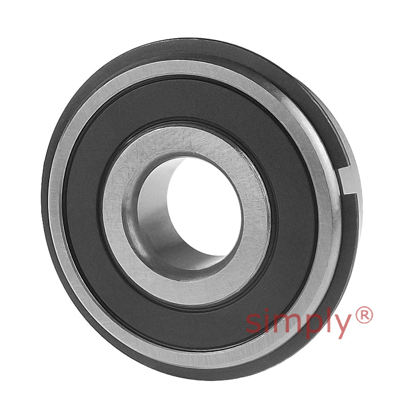 LJ12RSNR Imperial Rubber Sealed Snap Ring Bearing 1x2-1/4x5/8 inch