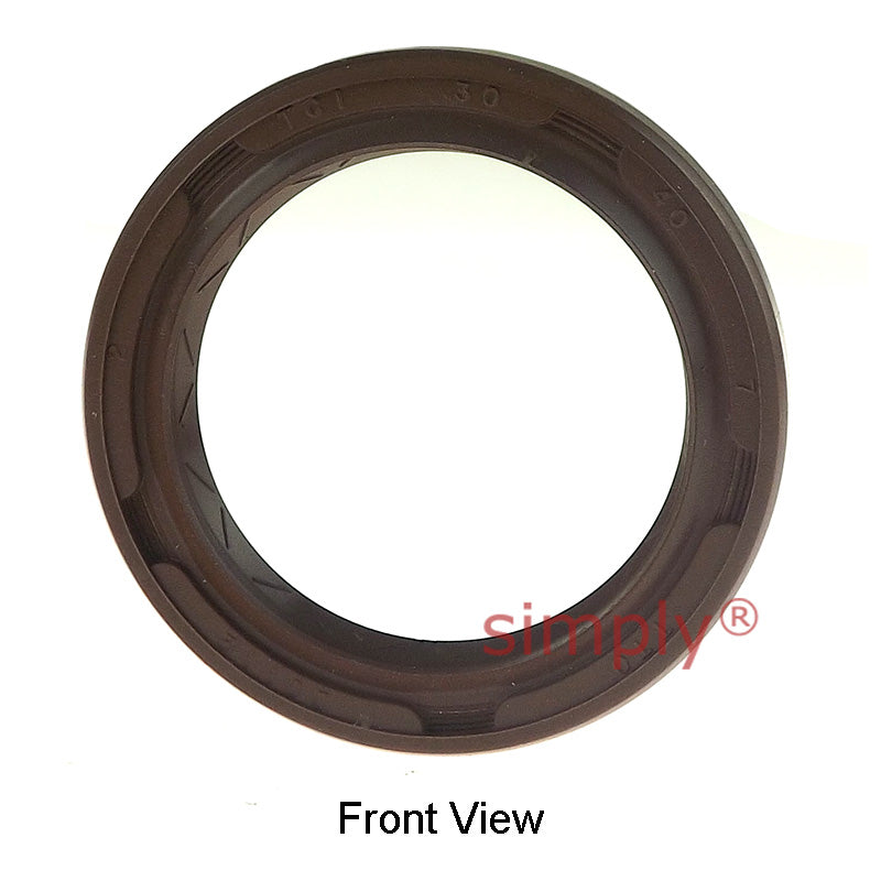 30x40x7mm TCI / R23 Double Lip with Bi Directional Feature FKM Rubber Metric Rotary Shaft Oil Seal with Garter Spring