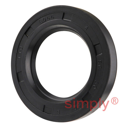 30x50x8mm Nitrile Rubber Single Lip Rotary Shaft Oil Seal with Garter Spring SC / R21