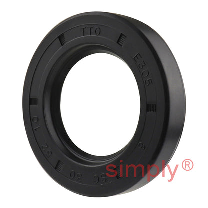 30x52x10mm Nitrile Rubber Single Lip Rotary Shaft Oil Seal with Garter Spring SC / R21