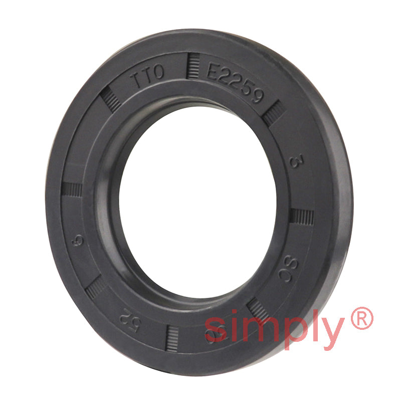 30x52x6mm Nitrile Rubber Single Lip Rotary Shaft Oil Seal with Garter Spring SC / R21