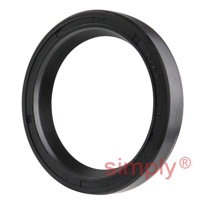 32x42x7mm Nitrile Rubber Single Lip Rotary Shaft Oil Seal with Garter Spring SC / R21