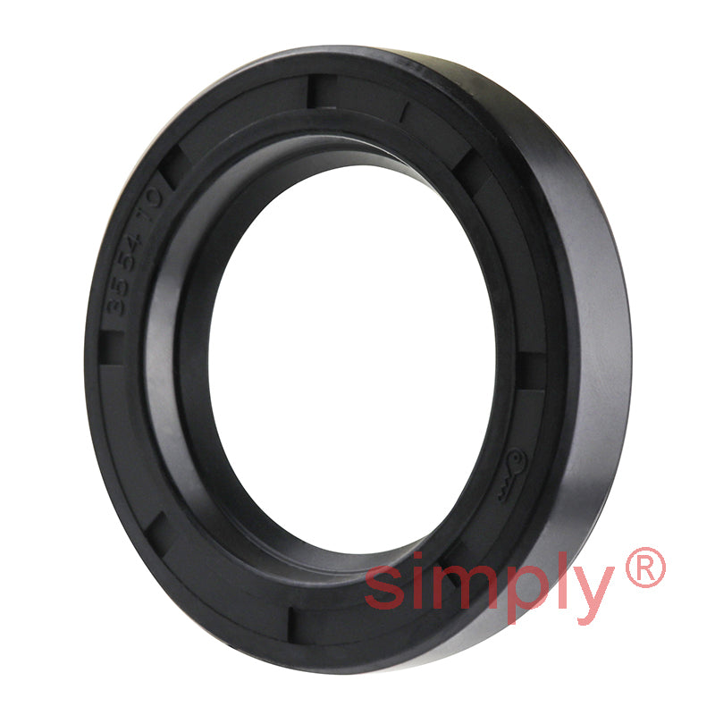 35x54x10mm Nitrile Rubber Single Lip Rotary Shaft Oil Seal with Garter Spring SC / R21