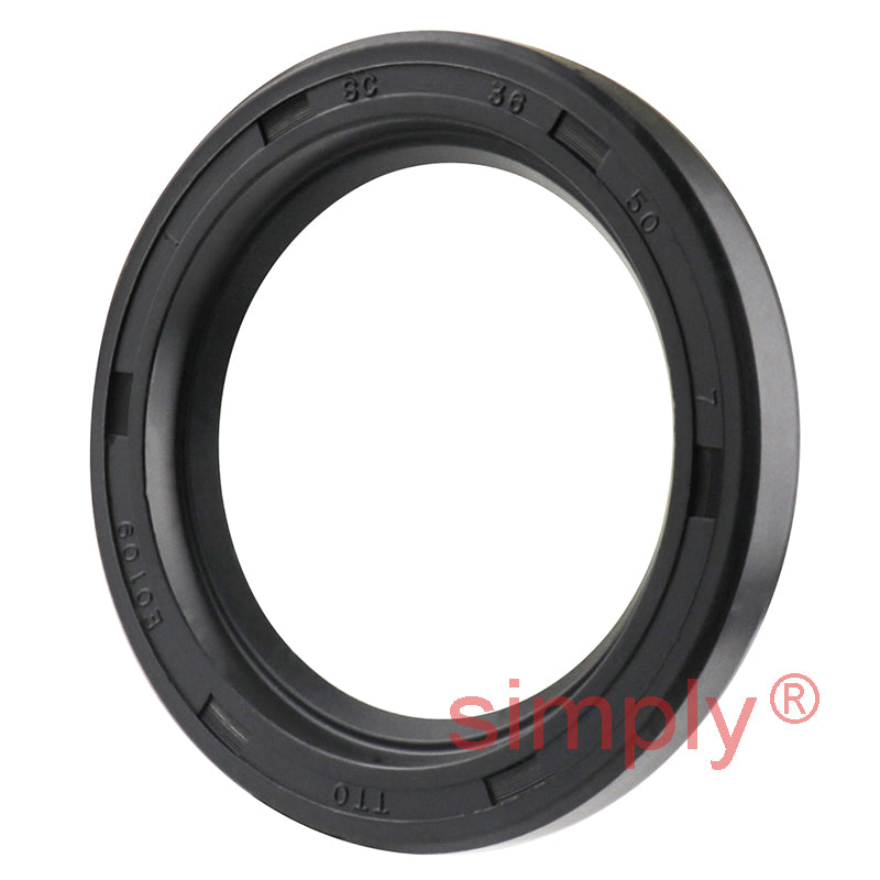 36x50x7mm Nitrile Rubber Single Lip Rotary Shaft Oil Seal with Garter Spring SC / R21