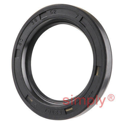 36x52x7mm Nitrile Rubber Single Lip Rotary Shaft Oil Seal with Garter Spring SC / R21