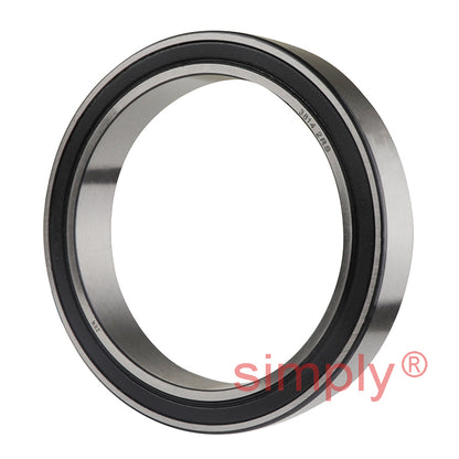 Budget 3814B2RSRTVH Rubber Sealed Double Row Angular Contact Ball Bearing 70x90x15mm