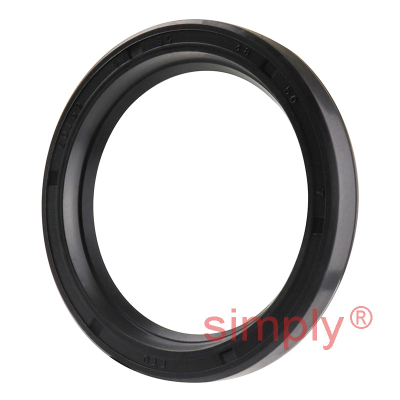38x50x7mm Nitrile Rubber Single Lip Rotary Shaft Oil Seal with Garter Spring SC / R21
