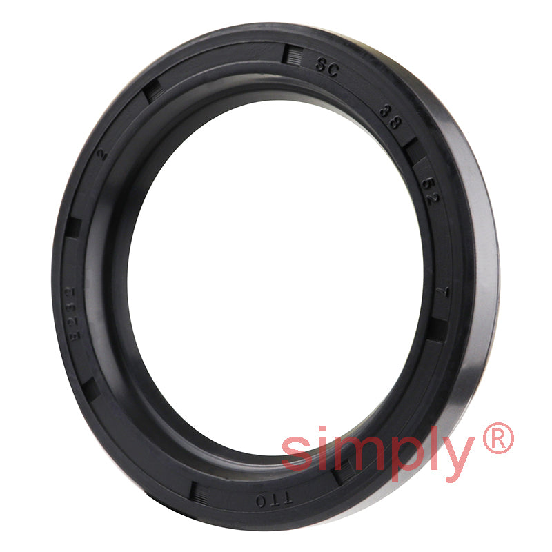 38x52x7mm Nitrile Rubber Single Lip Rotary Shaft Oil Seal with Garter Spring SC / R21
