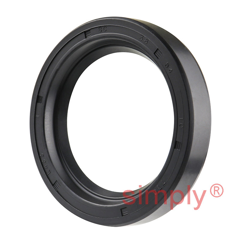 38x54x10mm Nitrile Rubber Single Lip Rotary Shaft Oil Seal with Garter Spring SC / R21