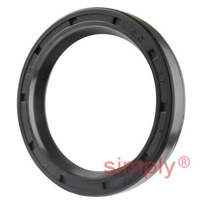 39x51x7.5mm Nitrile Rubber Single Lip Rotary Shaft Oil Seal with Garter Spring SC / R21