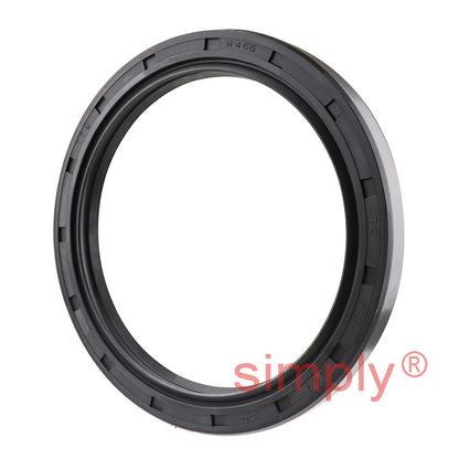 3.87x4.87x0.5 inch Nitrile Rubber Double Lip Rotary Shaft Oil Seal with Garter Spring R23 / TC Style
