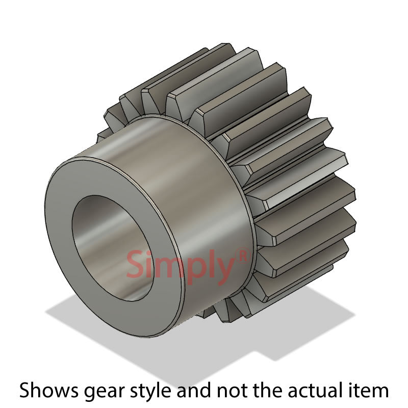 SS30/17B-15 Metric EN8 Spur Gear 17 Tooth 3 Mod Pilot Bored 15mm (H8)