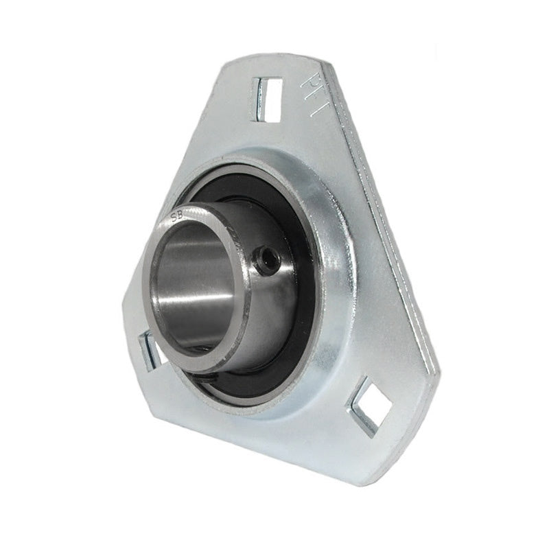 SBPFT205-15 Pressed Steel 3 Bolt Triangle Flange Housing with 15/16 inch insert
