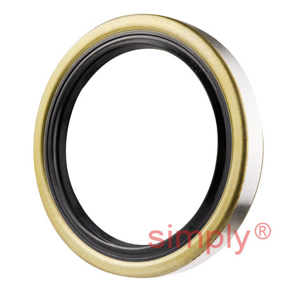 3x3.87x0.5 inch Metal Cased Nitrile Rubber Rotary Shaft Oil Seal with Garter Spring and Wiper Lip