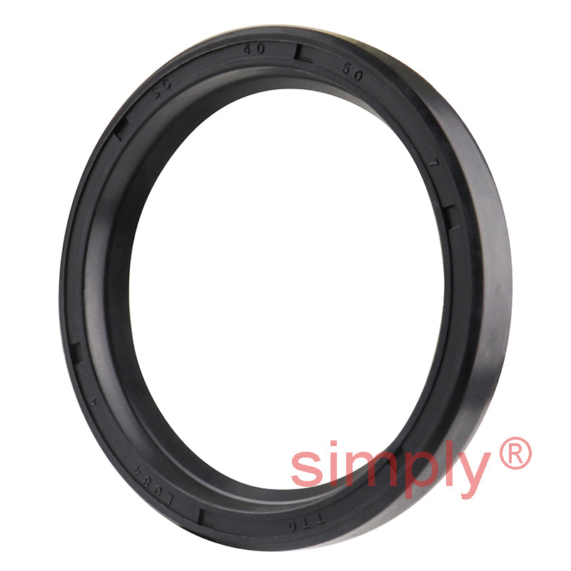 40x50x7mm Nitrile Rubber Single Lip Rotary Shaft Oil Seal with Garter Spring SC / R21