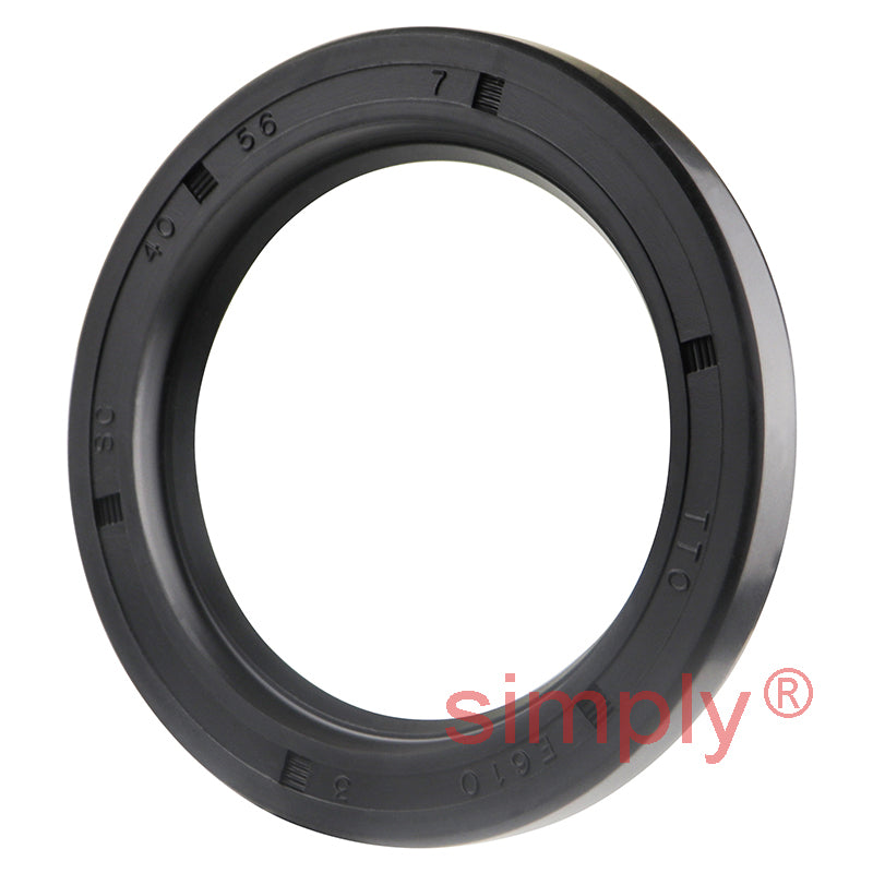 40x56x7mm Nitrile Rubber Single Lip Rotary Shaft Oil Seal with Garter Spring SC / R21