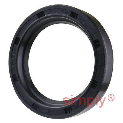 40x56x9mm Nitrile Rubber Single Lip Rotary Shaft Oil Seal with Garter Spring SC / R21