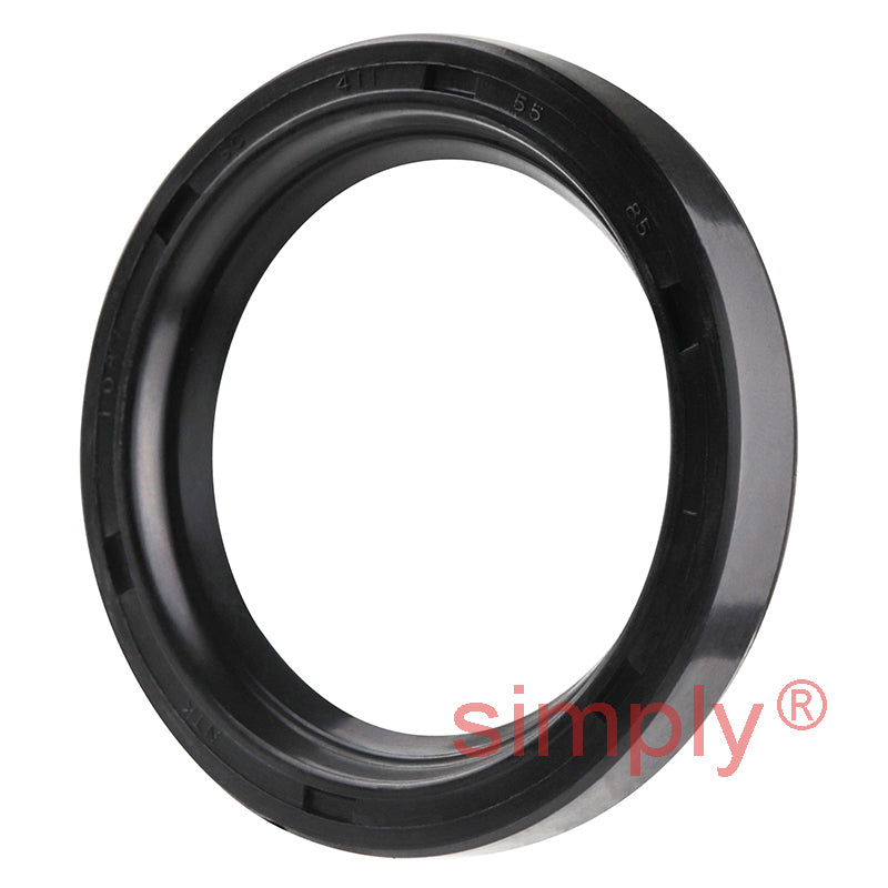 41.1x55x8.5mm Nitrile Rubber Single Lip Rotary Shaft Oil Seal with Garter Spring SC / R21
