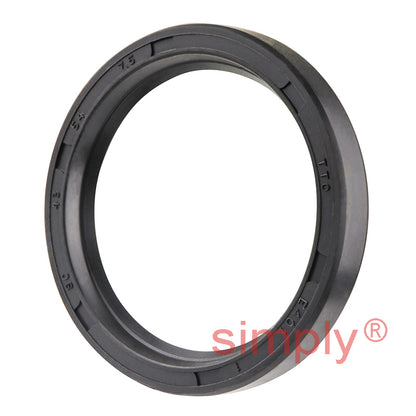 43x54x7.5mm Nitrile Rubber Single Lip Rotary Shaft Oil Seal with Garter Spring SC / R21