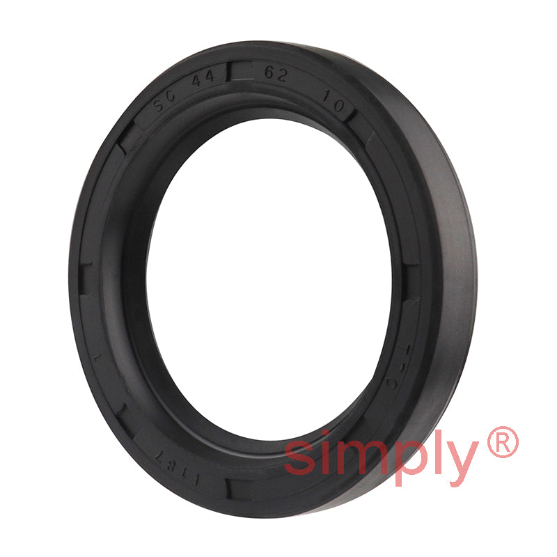 44x62x10mm Nitrile Rubber Single Lip Rotary Shaft Oil Seal with Garter Spring SC / R21