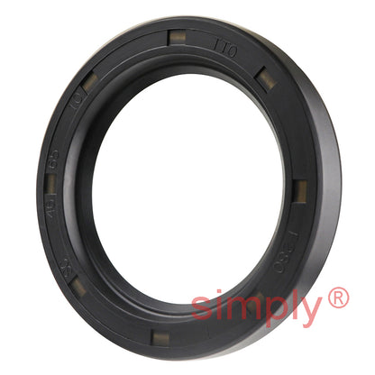 46x65x10mm Nitrile Rubber Single Lip Rotary Shaft Oil Seal with Garter Spring SC / R21