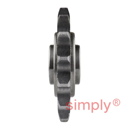 16 Tooth 08B Simplex Idler Sprocket for 1/2 Inch Pitch Chain